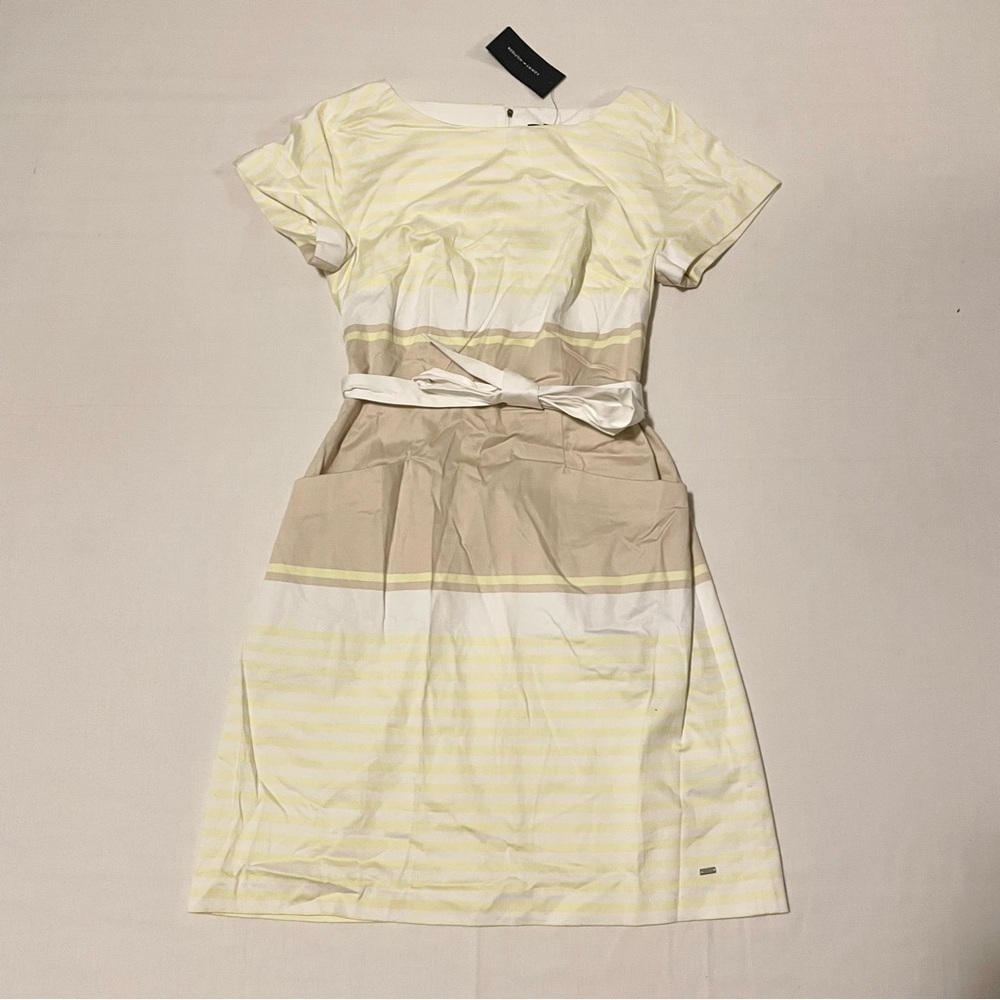 Tommy Hilfiger Womens Striped Dress Belted Size 4